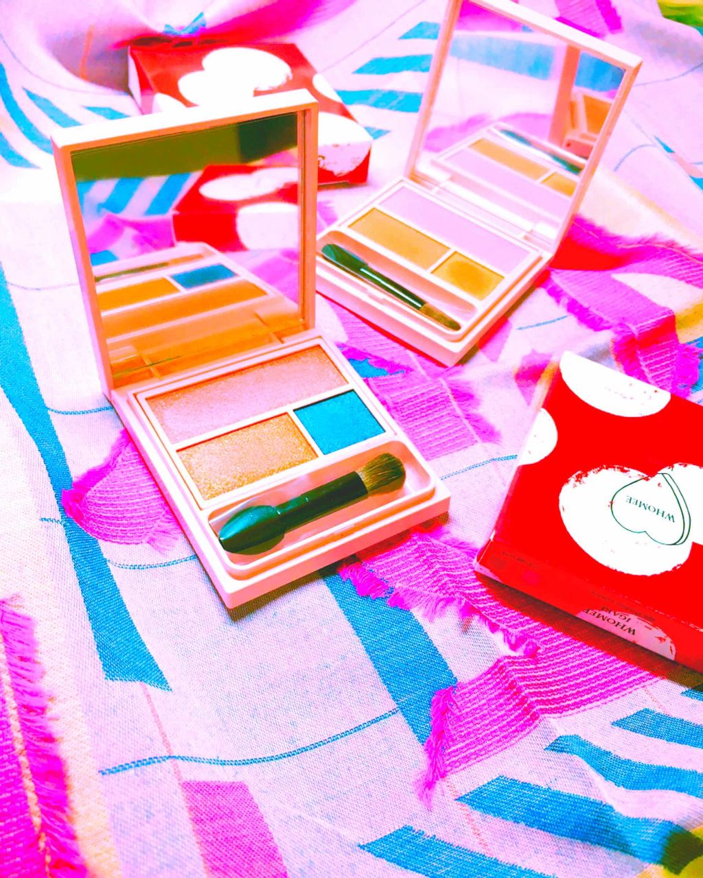 フーミー アイシャドウパレット/WHOMEE/アイシャドウパレットを使ったクチコミ（1枚目）