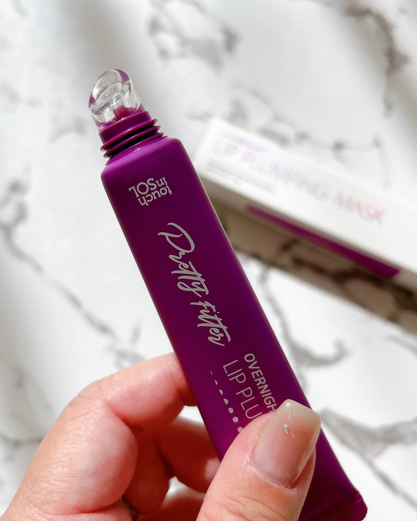 プリティフィルターオーバーナイトリッププランピングマスク/touch in SOL /リップマスクを使ったクチコミ（2枚目）