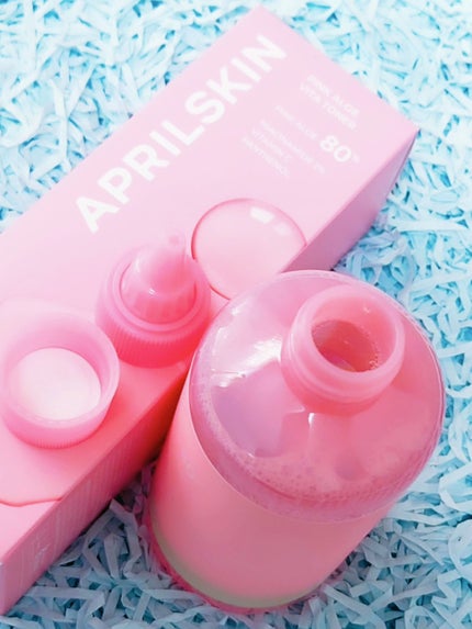 ピンクアロエビタトナー/APRILSKIN/化粧水を使ったクチコミ(6枚目)