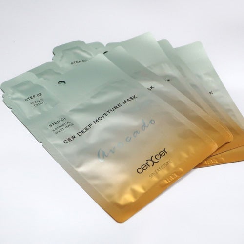 ディープモイスチャー マスク (ケアクリーム付き)/cerXcer/シートマスク・パックを使ったクチコミ(2枚目)