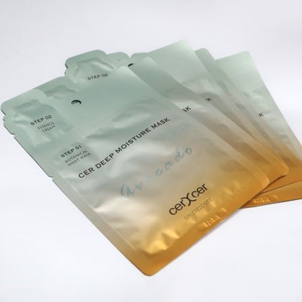 ディープモイスチャー マスク (ケアクリーム付き)/cerXcer/シートマスク・パックを使ったクチコミ(2枚目)