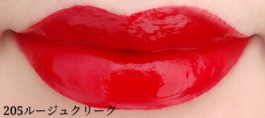 タトワージュ クチュール ベルベットクリーム NO205 ルージュ クリーク/YVES SAINT LAURENT BEAUTE/口紅を使ったクチコミ（3枚目）