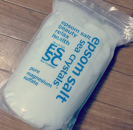 シークリスタルス エプソムソルト オリジナル/sea crystals/無機塩系入浴剤を使ったクチコミ(1枚目)