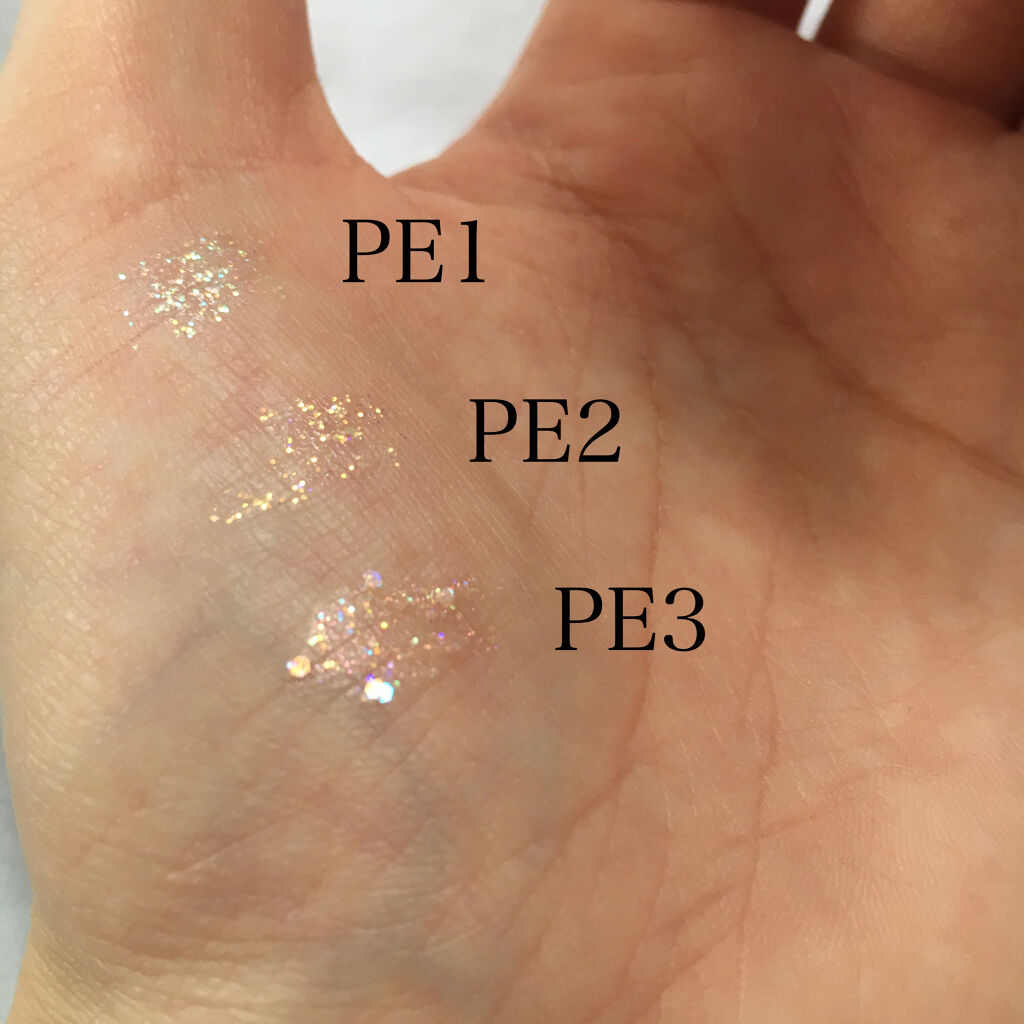 ウィンディ―ポップアイグリッター PE3. スイートパラダイス/MERZY/グリッターを使ったクチコミ（3枚目）