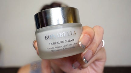 BONABELLA ラボテリペアクリームのクチコミ「✨ラボテリペアクリーム
✅こってりした濃厚なテクスチャーのクリーム
✅ツボクサの葉エキスを4.....」(2枚目)