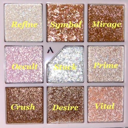 グリッターペディアアイパレット/unleashia/アイシャドウパレットを使ったクチコミ(6枚目)