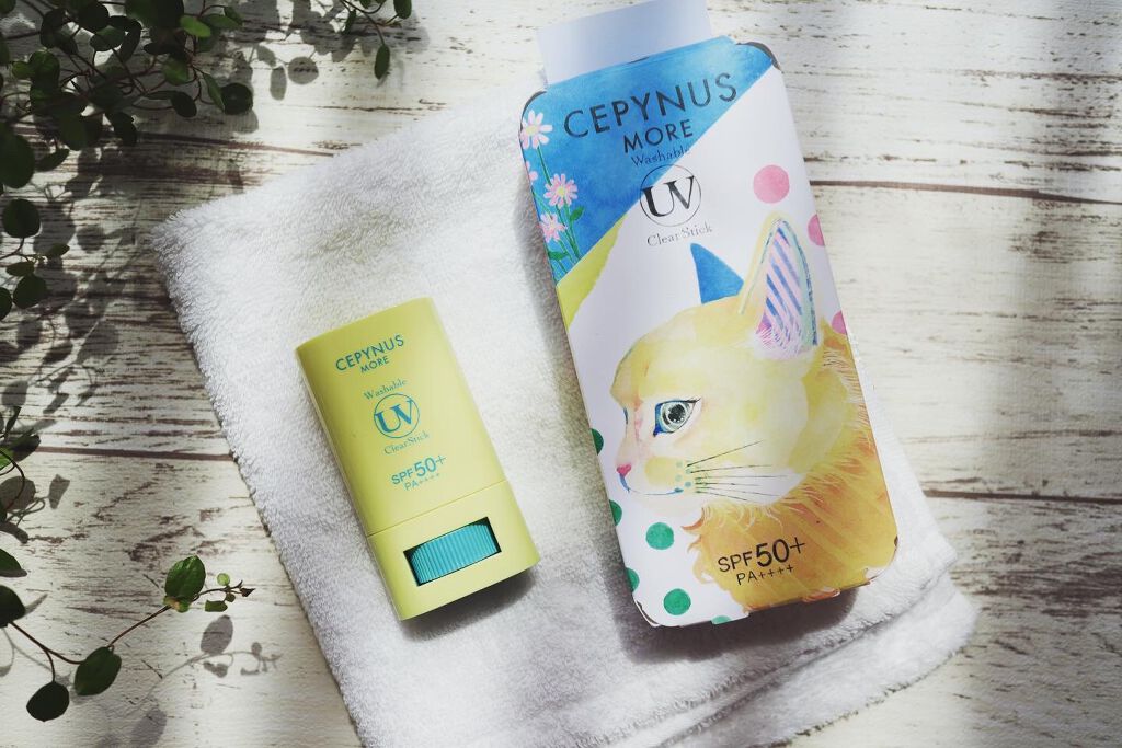 ウォッシャブル UV クリアスティック/CEPYNUS MORE(セピナス モア)/日焼け止めスティックを使ったクチコミ（1枚目）