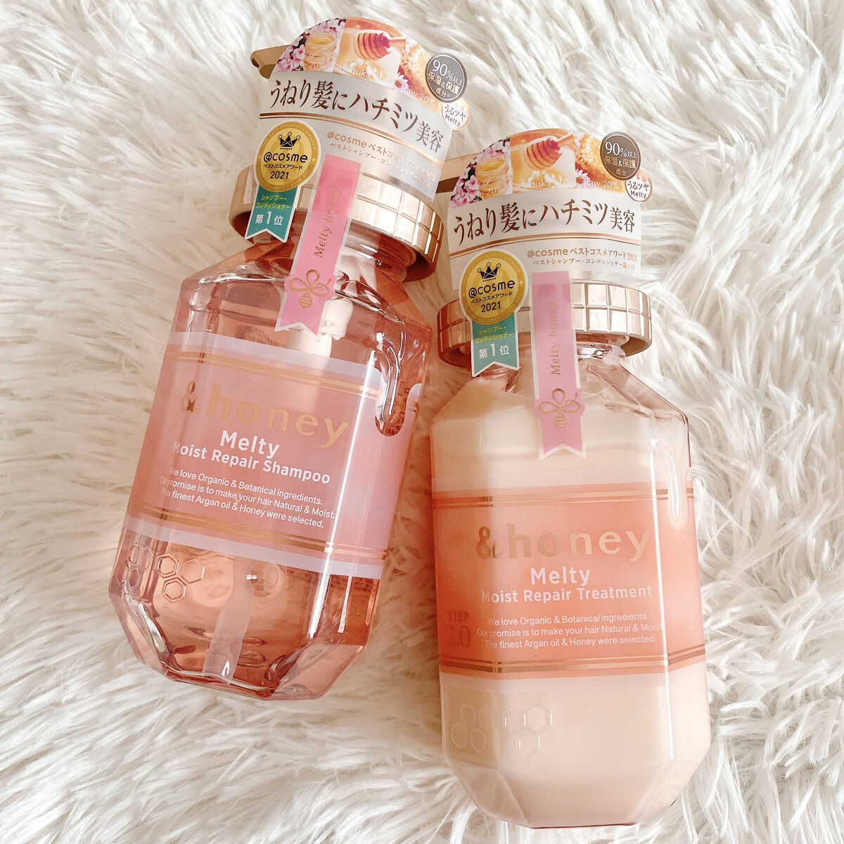 &honey Melty モイストリペア シャンプー1.0／モイストリペア ヘアトリートメント2.0/&honey/市販シャンプーを使ったクチコミ（2枚目）