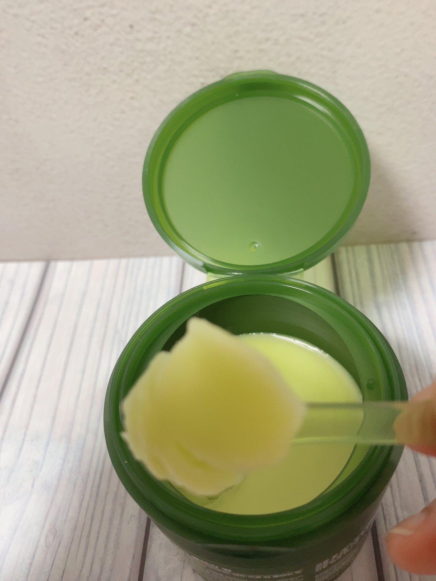 グリーンディープポアクレンジングバーム/Dr.G/クレンジングバームを使ったクチコミ(3枚目)