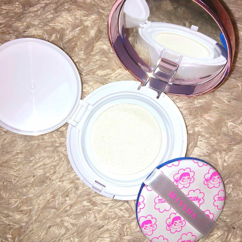 M クッションベース（ミルキー）/MISSHA/化粧下地を使ったクチコミ（2枚目）