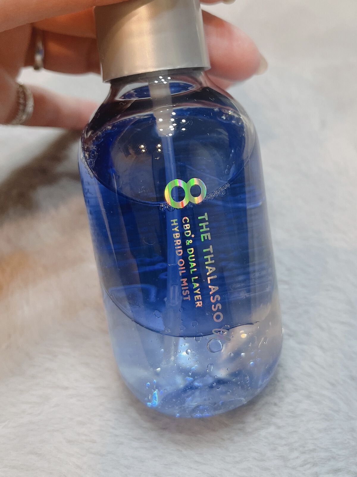 ユー CBD＆デュアルレイヤー ハイブリッド オイルミスト/エイトザタラソ/ヘアミストを使ったクチコミ（2枚目）