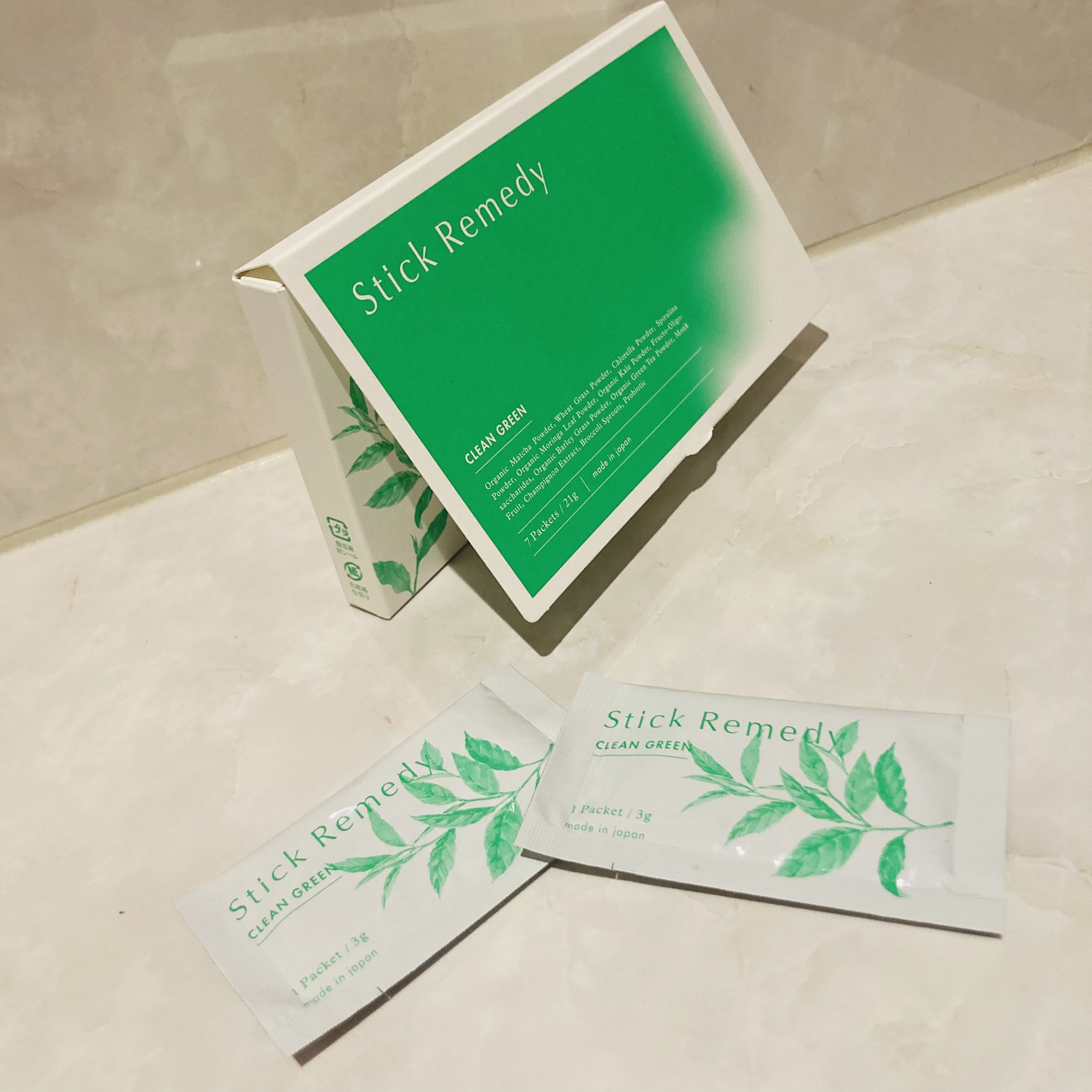 Clean Green 7包/Stick Remedy/健康サプリメントを使ったクチコミ（1枚目）