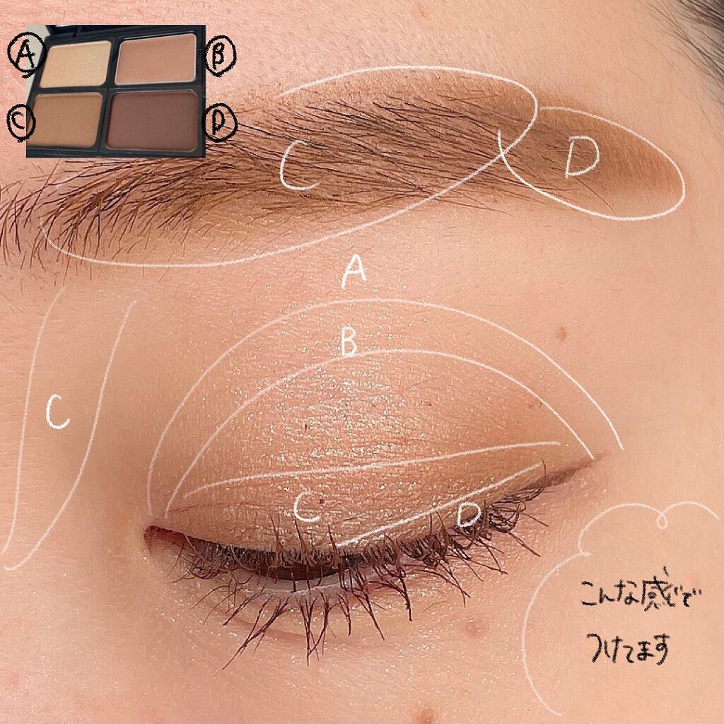 メイクパレット 01/BeMe/メイクアップキットを使ったクチコミ(4枚目)