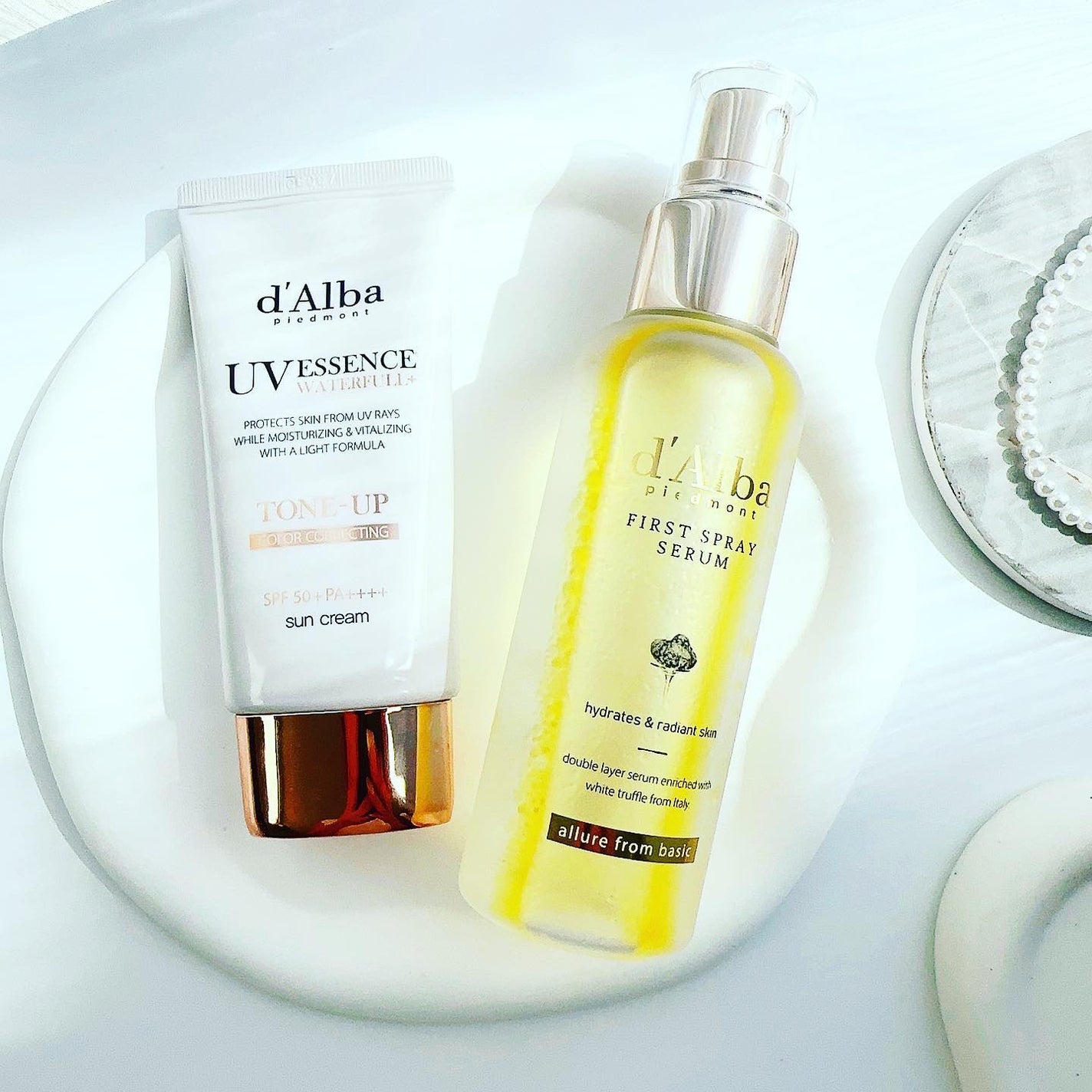 ダルバ ホワイトトリュフファーストスプレーセラム/ダルバ/ミスト状化粧水を使ったクチコミ(1枚目)