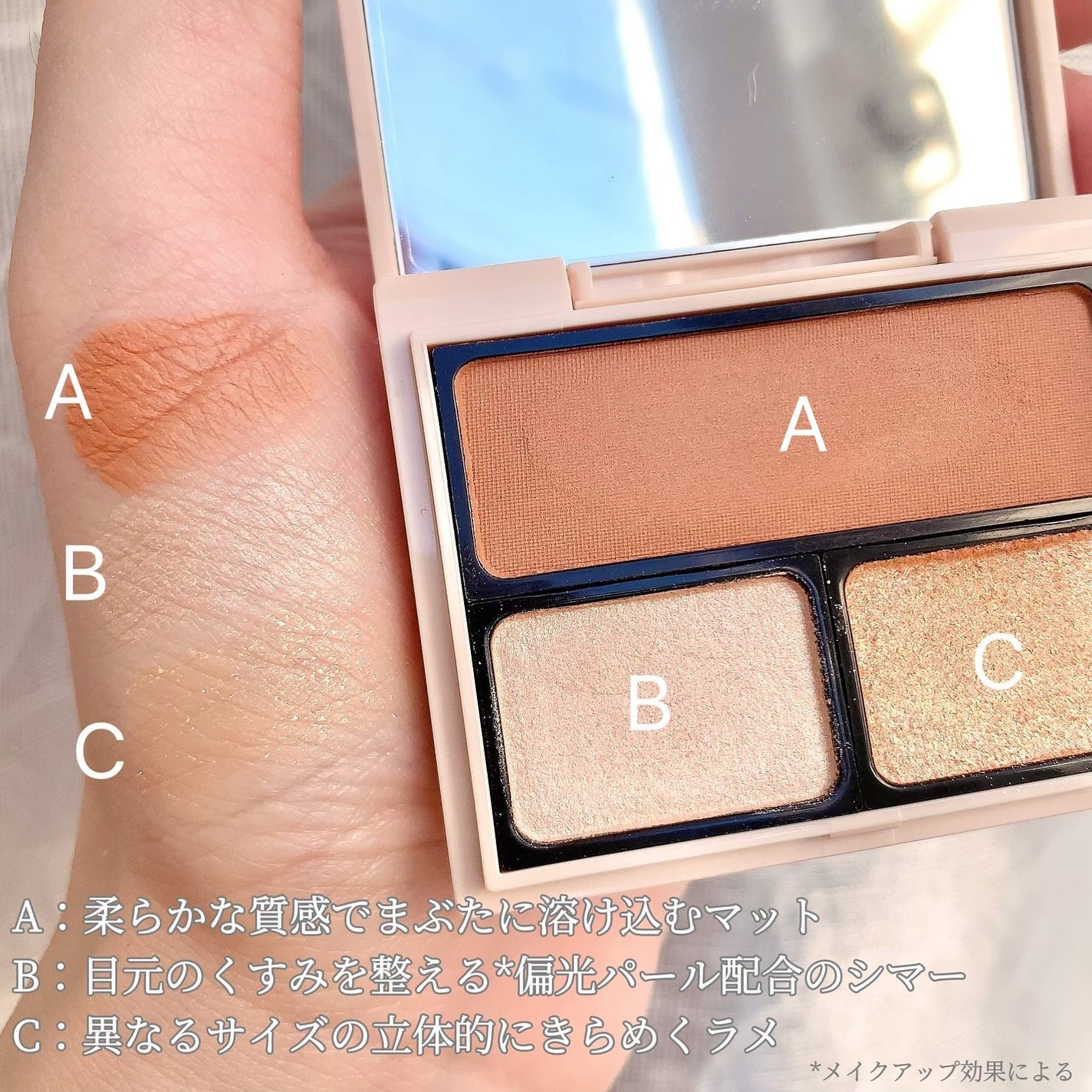 アイカラーパレット/Upt/アイシャドウパレットを使ったクチコミ(3枚目)