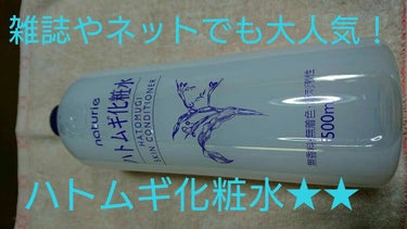 ハトムギ化粧水(ナチュリエ スキンコンディショナー R )/ナチュリエ/化粧水を使ったクチコミ（1枚目）