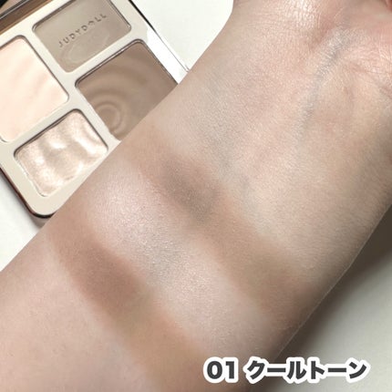 JUDYDOLL メリハリマスターパレット/JUDYDOLL/パウダーハイライトを使ったクチコミ(4枚目)