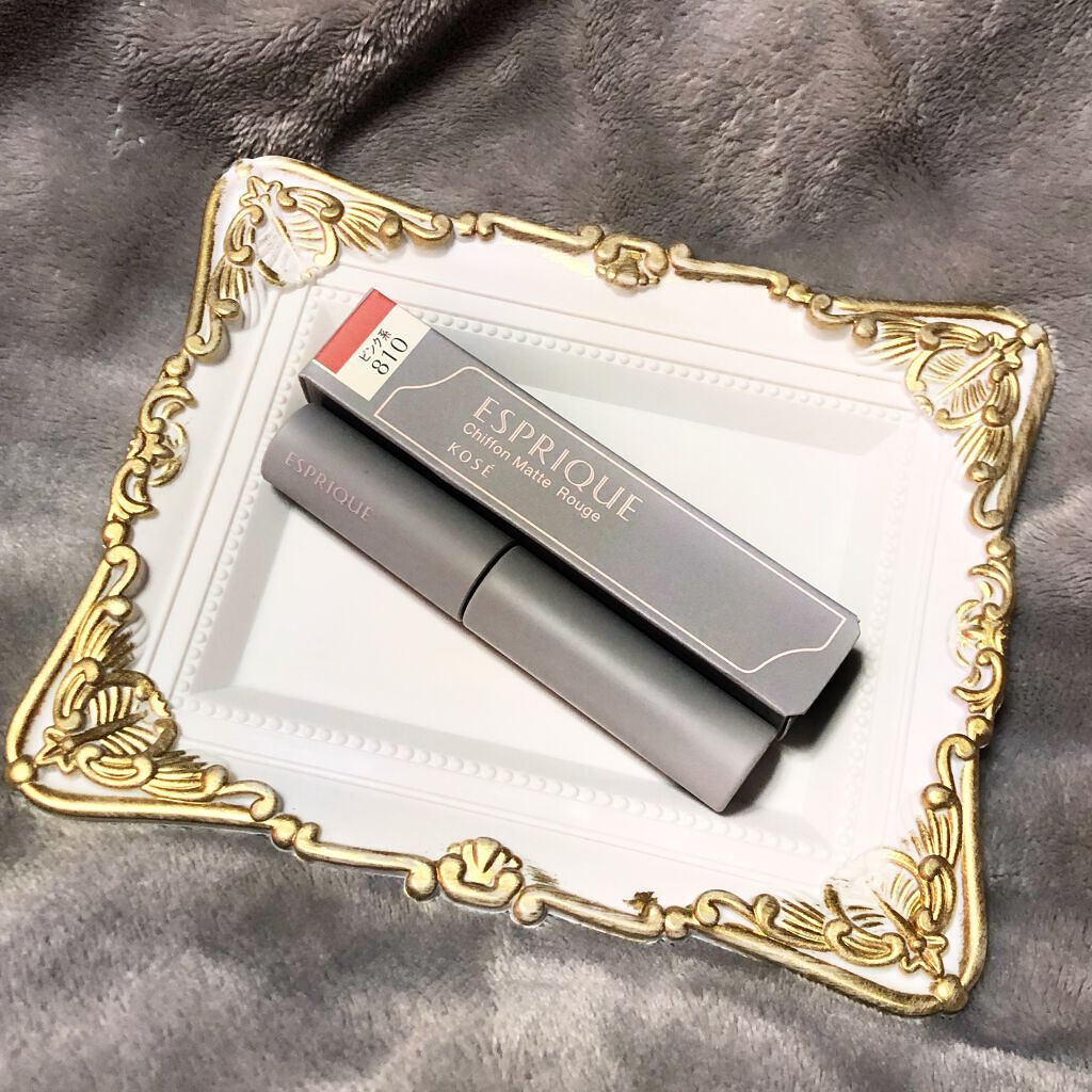 シフォンマット ルージュ/ESPRIQUE/口紅を使ったクチコミ（1枚目）