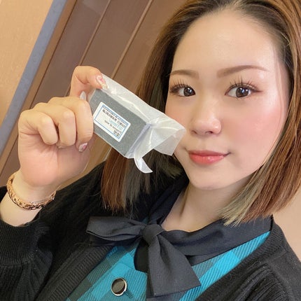 手作り洗顔石鹸 アンティアン プリンセス オブ ソープ 「漆黒」(竹炭入り)/アンティアン/洗顔石鹸を使ったクチコミ(6枚目)