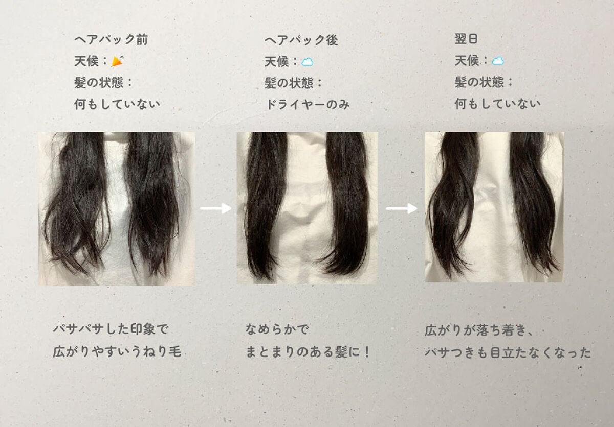 ザビューティ うるツヤチャージヘアパック/エッセンシャル/ヘアマスク・ヘアパックを使ったクチコミ(2枚目)