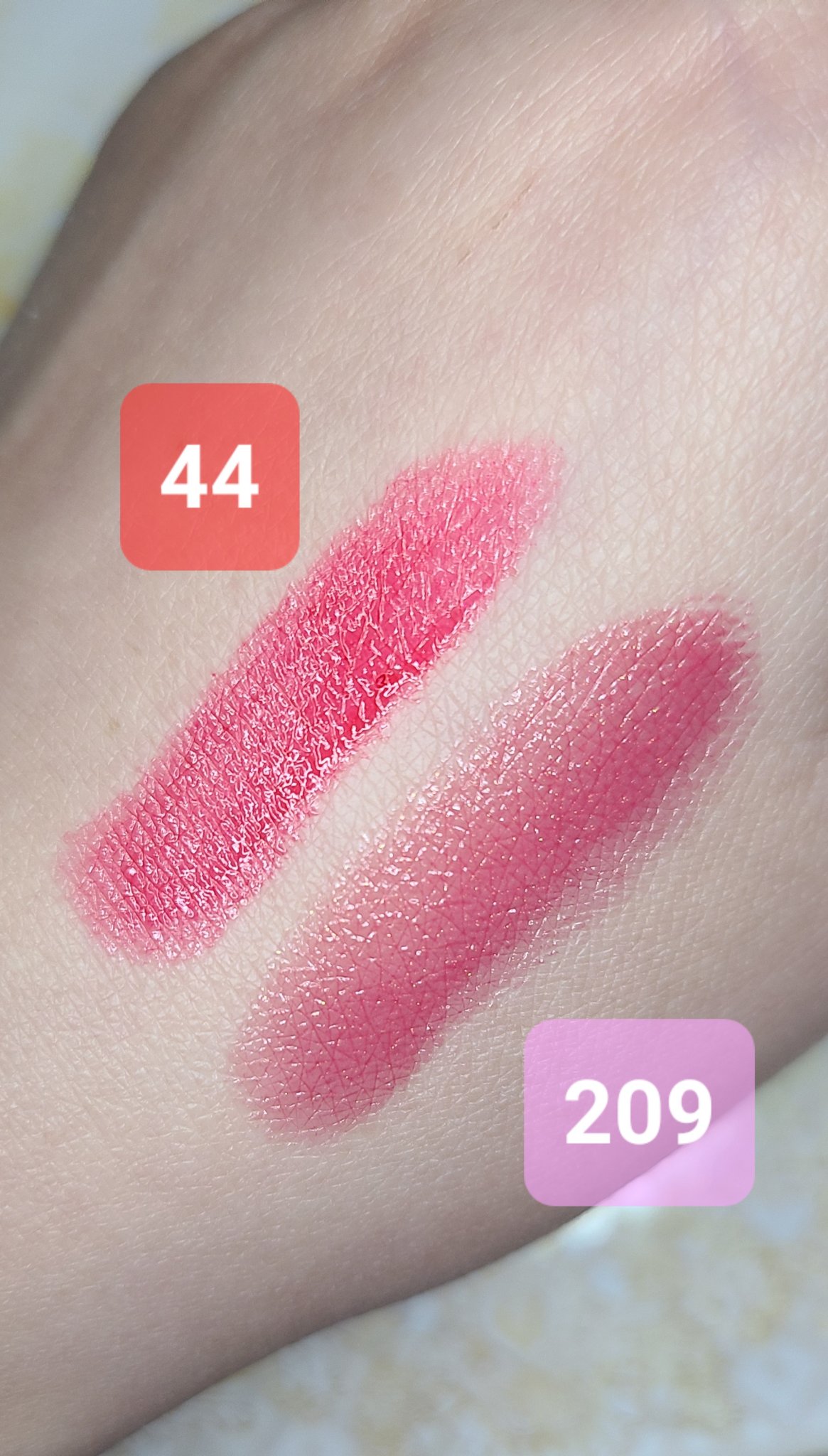 YSL ラブシャイン リップスティック 45	CORAL CRUSH	コーラル クラッシュ/YVES SAINT LAURENT BEAUTE/口紅を使ったクチコミ（1枚目）