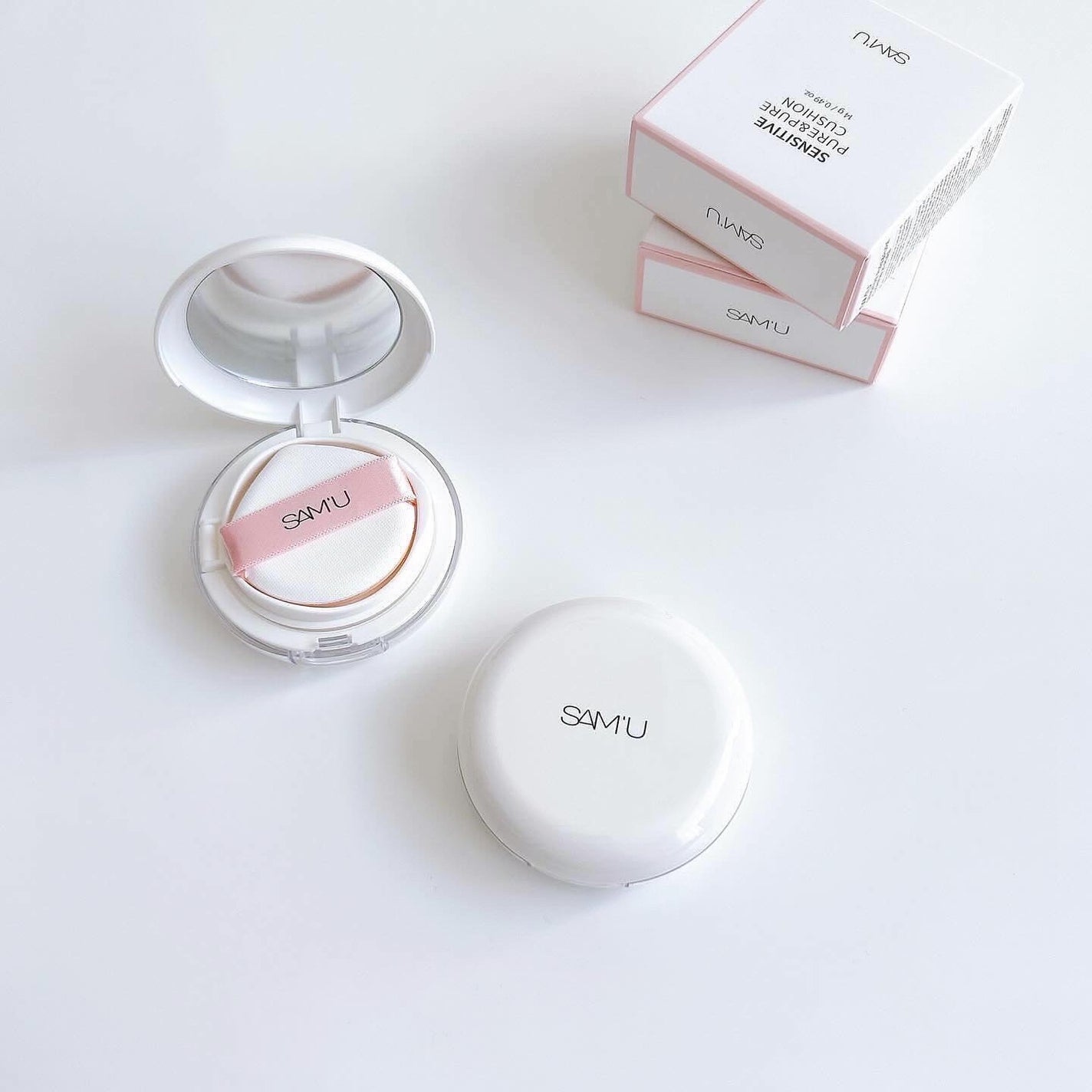 センシティブピュア&ピュアクッション/SAM'U/クッションファンデーションを使ったクチコミ(1枚目)