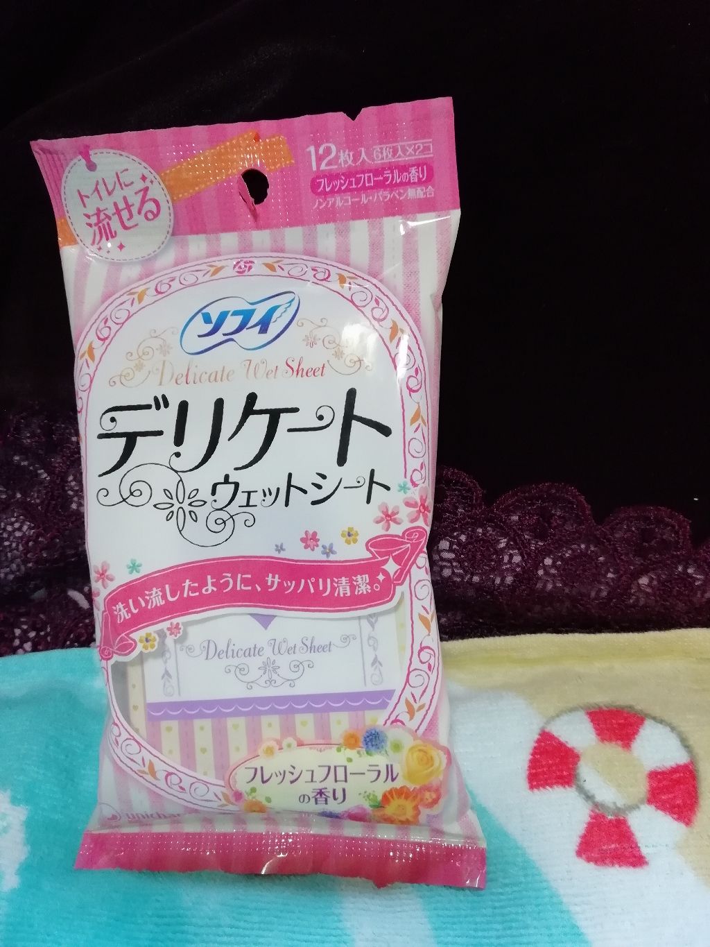 ソフィ デリケートウェットシート フレッシュフローラルの香り/ソフィ/デリケートゾーンケアを使ったクチコミ(1枚目)