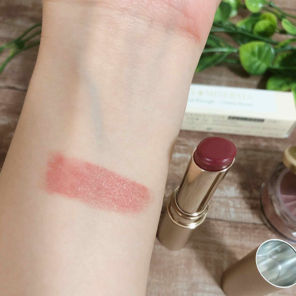 ミネラルピグメント ドライローズ/ONLY MINERALS/単色アイシャドウを使ったクチコミ（3枚目）