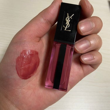 ルージュ ピュールクチュール ヴェルニ ウォーターステイン 610 ヌード アンダーウォーター/YVES SAINT LAURENT BEAUTE/口紅を使ったクチコミ（3枚目）