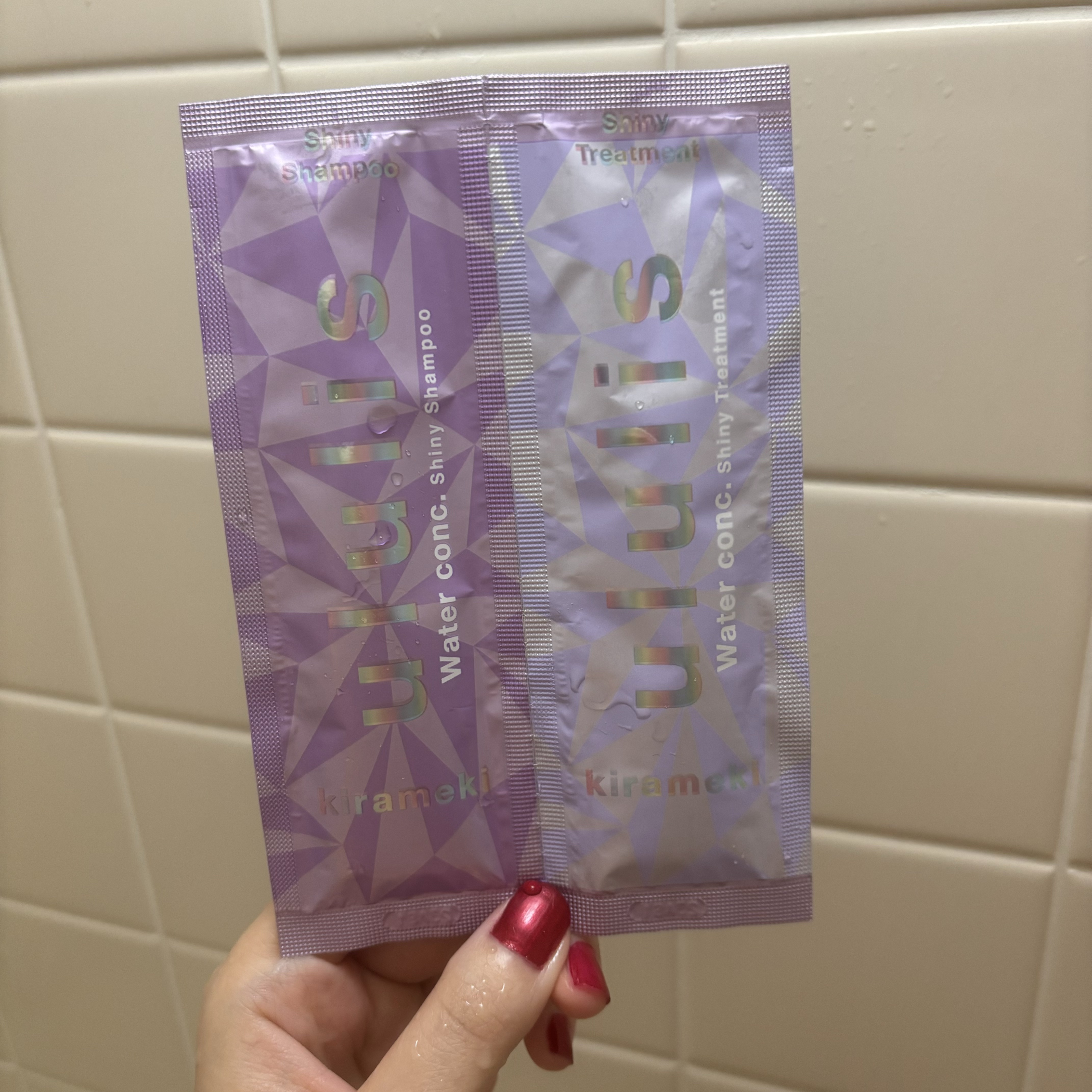 キラメキ ウォーターコンク シャイニー シャンプー/ヘアトリートメント/ululis/市販シャンプーを使ったクチコミ（2枚目）