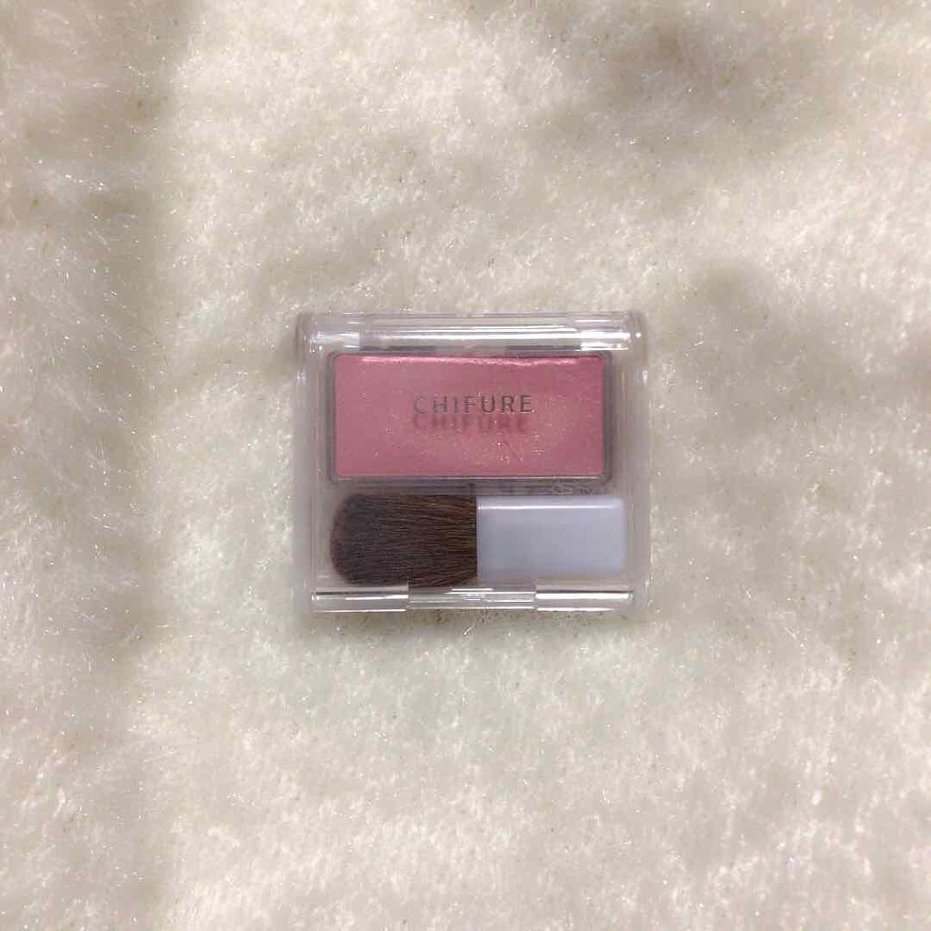 チーク カラー(ブラシ付)/ちふれ/パウダーチークを使ったクチコミ(1枚目)