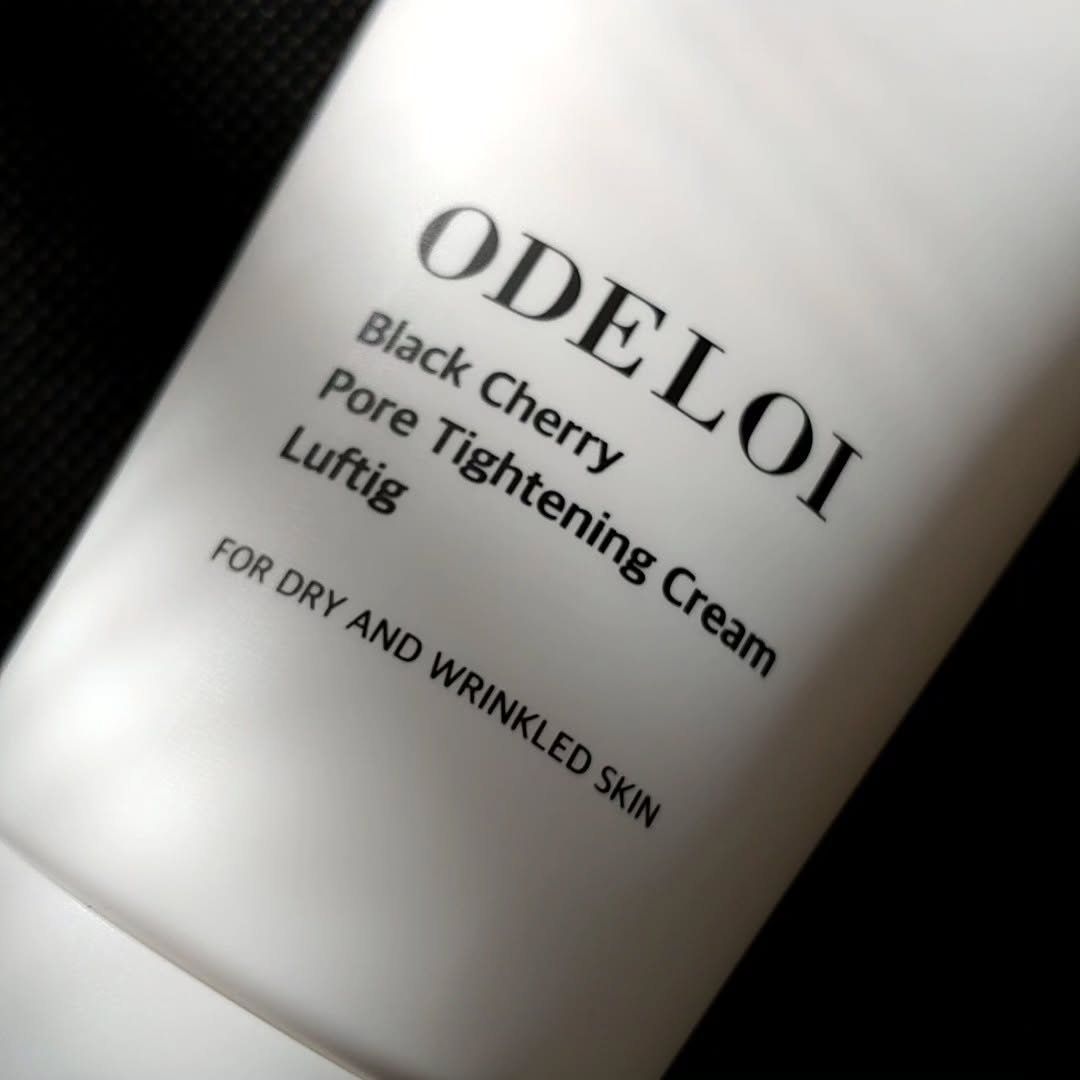 ブラックチェリー毛穴収縮クリーム　ルフティグ/ODELOI/フェイスクリームを使ったクチコミ（2枚目）