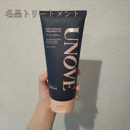 ディープダメージトリートメントEX/UNOVE/洗い流すヘアトリートメントを使ったクチコミ(1枚目)