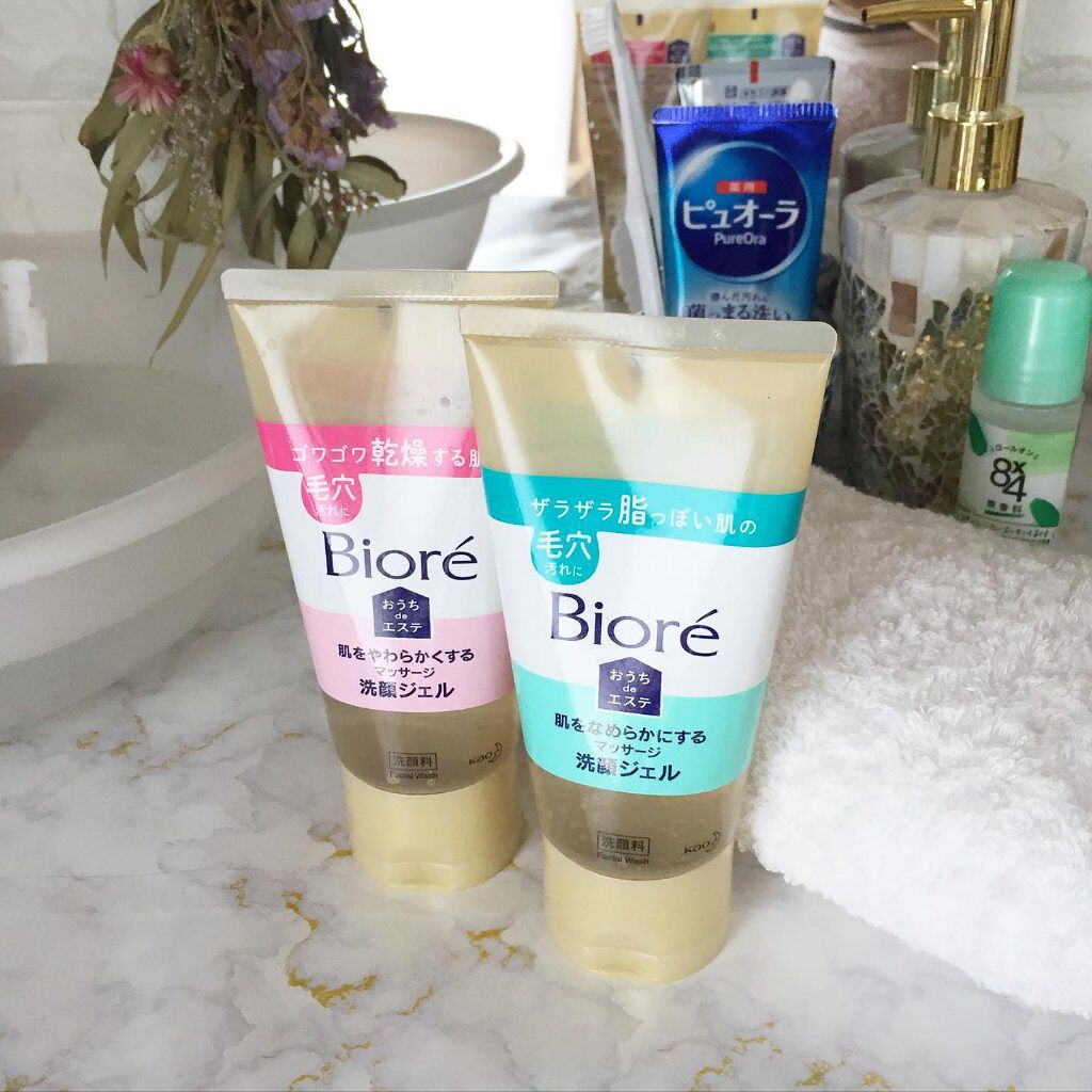 おうちdeエステ 肌をなめらかにする マッサージ洗顔ジェル/ビオレ/その他洗顔料を使ったクチコミ（1枚目）