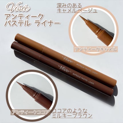 アンティークパステル ライナー/Visée/リキッドアイライナーを使ったクチコミ(3枚目)