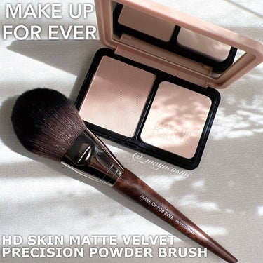 MAKE UP FOR EVER HDスキン マットベルベットコンパクトのクチコミ「MAKE UP FOR EVERの新作ファンデーション♡

▷HD SKIN MATTE VE.....」（1枚目）