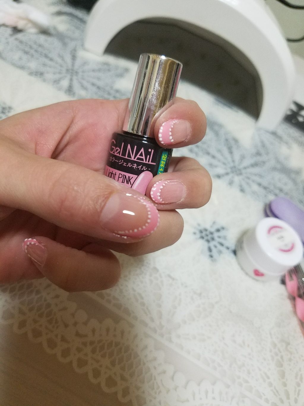 ジェルネイル(ライト対応)/セリア/ジェルネイルを使ったクチコミ(1枚目)