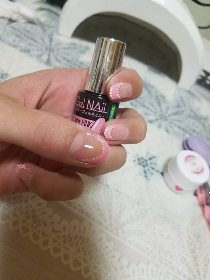 ジェルネイル(ライト対応)/セリア/ジェルネイルを使ったクチコミ(1枚目)