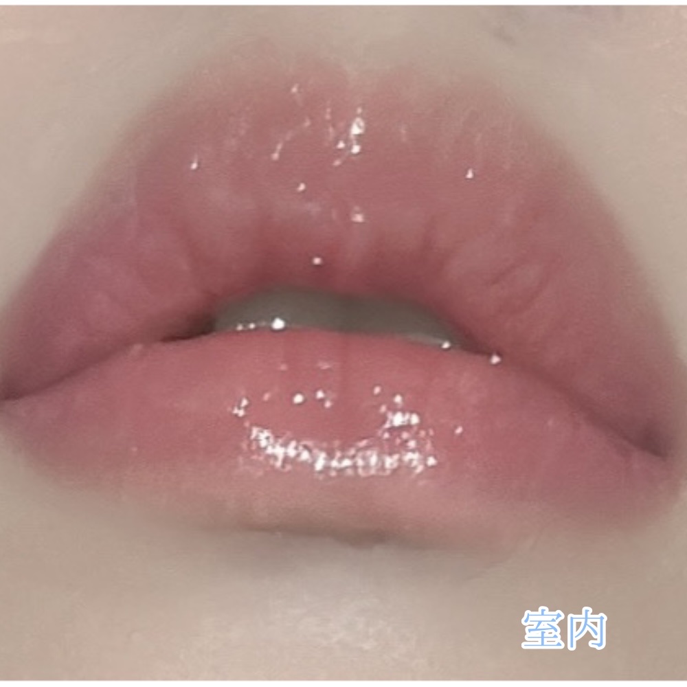 グラスティングウォーターグロス/rom&nd/リップグロスを使ったクチコミ（3枚目）