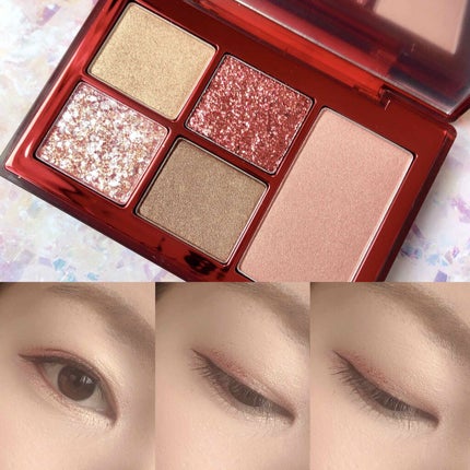 YUKI on LIPS 「MISSHA20周年記念パレットでグリッターメイクをしてみまし..」(4枚目)