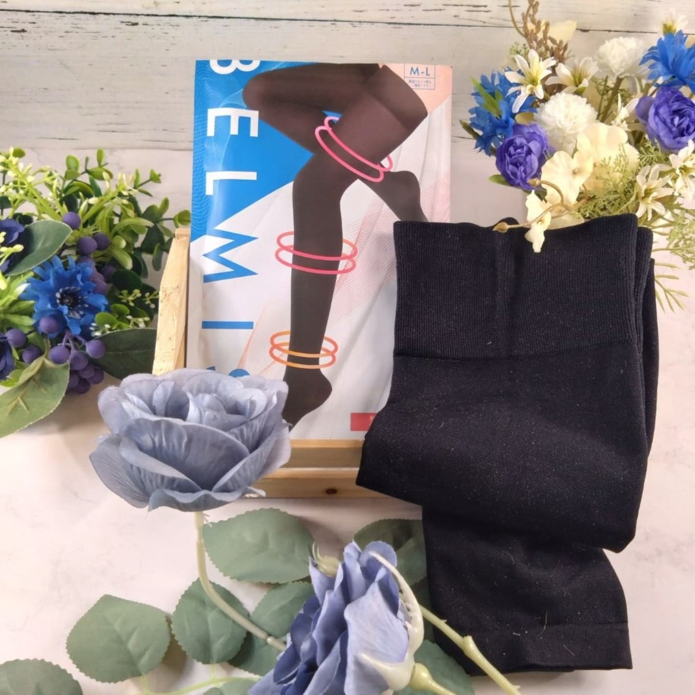 ベルミススリムフルレッグQuick+/BELMISE/着圧ソックス・レギンスを使ったクチコミ(7枚目)