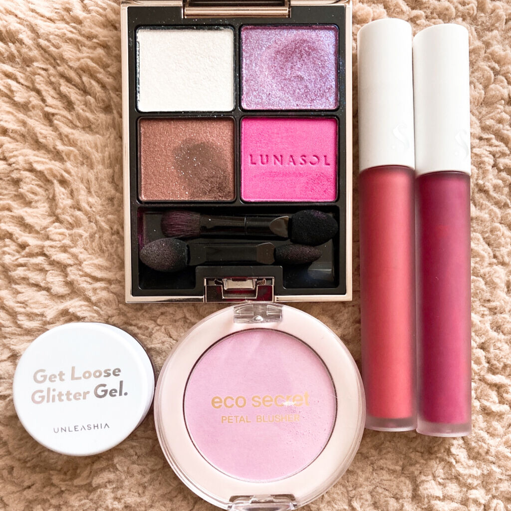 PETAL BLUSHER 02 シャイラベンダー/eco secret/パウダーチークを使ったクチコミ（2枚目）