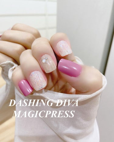 1秒ネイルマジックプレス/DASHINGDIVA MAGICPRESS/ネイルチップ・パーツを使ったクチコミ（1枚目）