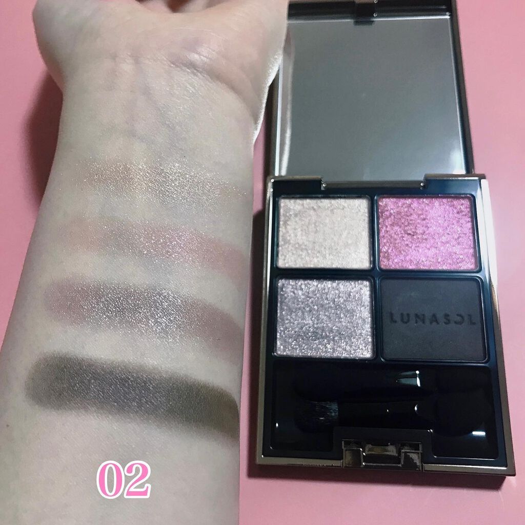 アイカラーレーション/LUNASOL/アイシャドウパレットを使ったクチコミ(2枚目)