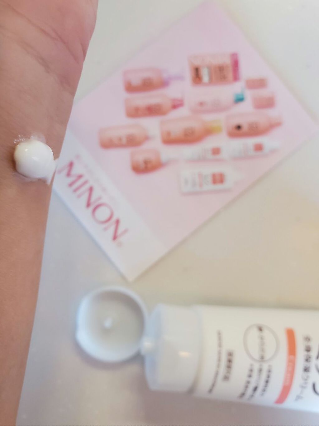 ミノン全身保湿クリーム/ミノン/ボディクリームを使ったクチコミ（2枚目）