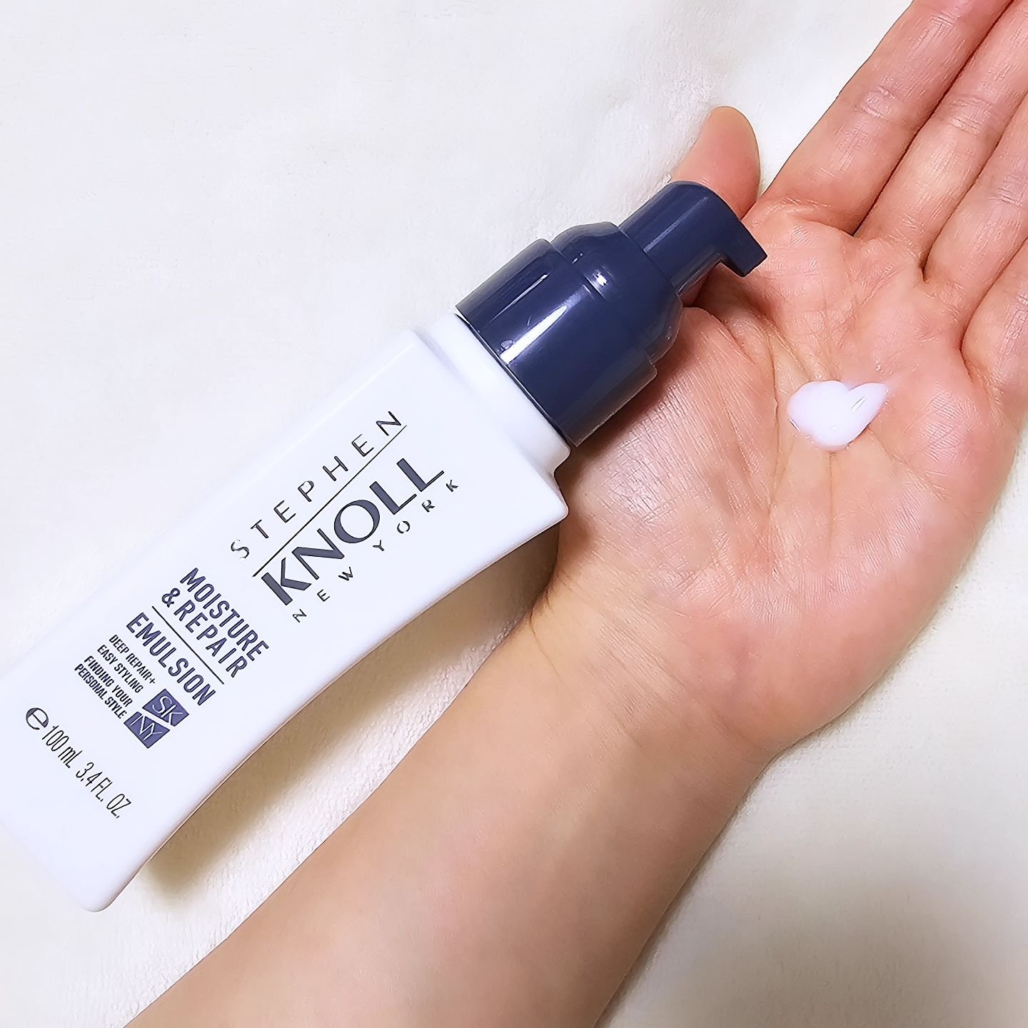 モイスチュアソフニング エマルジョン モイスチュアリペア/スティーブンノル ニューヨーク/ヘアミルクを使ったクチコミ（2枚目）