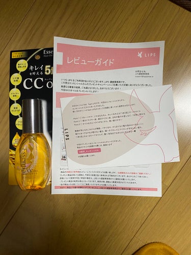 LIPS様、エッセンシャル様から、エッセンシャルCCオイルをいただきました👏👏👏
誠にありがとうございます🙇
Amazonで値段は626円ほどで販売されていました！

ポイント1  ダメージケア、ツヤは