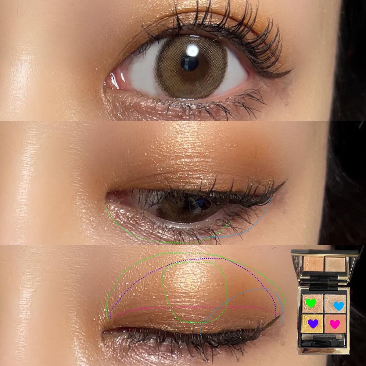 ロングラスティングアイライナー/COSCOS/リキッドアイライナーを使ったクチコミ（2枚目）