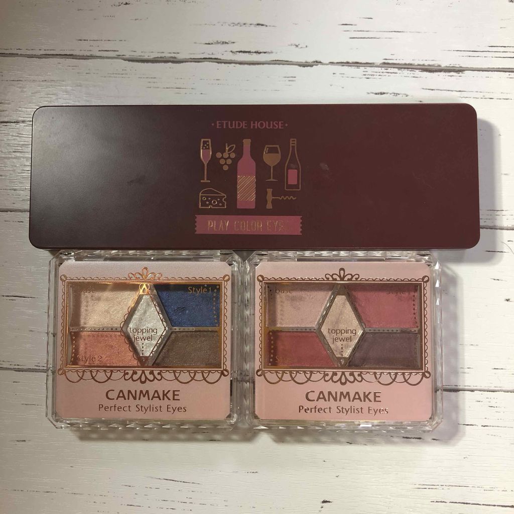 【旧品】パーフェクトスタイリストアイズ/キャンメイク/アイシャドウパレットを使ったクチコミ（1枚目）