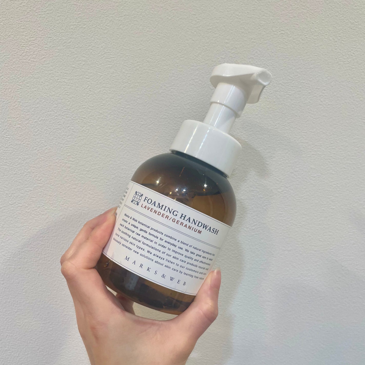 フォーミングハンドウォッシュ/MARKS&WEB/ハンドソープを使ったクチコミ(1枚目)